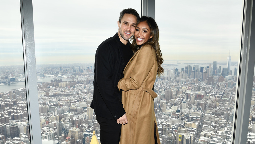 Zac Clark and Tayshia Adams in New York