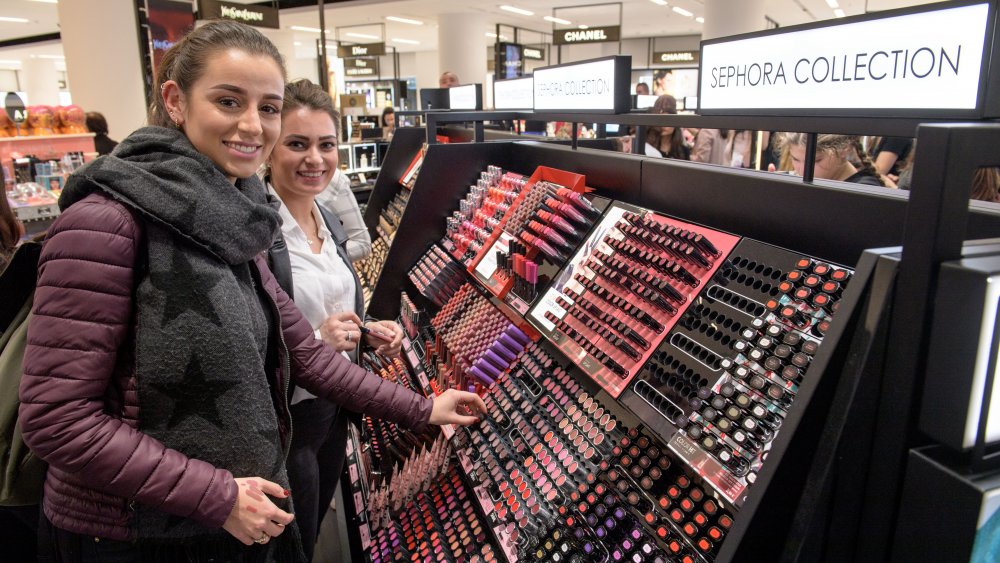 Shoppers trying the Sephora Collection