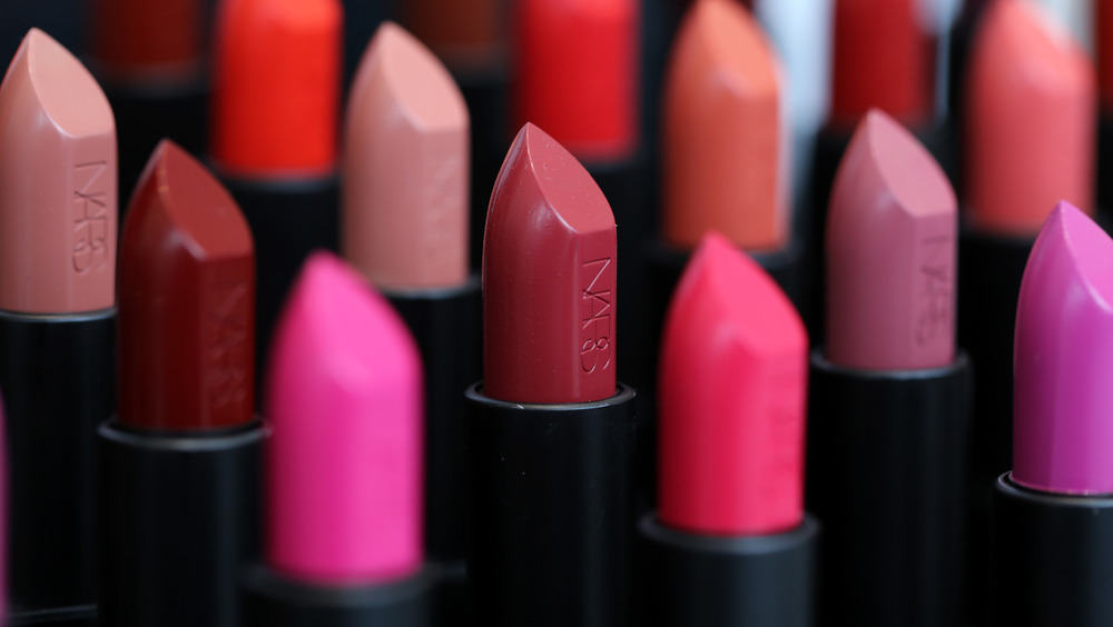 brightly-colored NARS lipsticks 