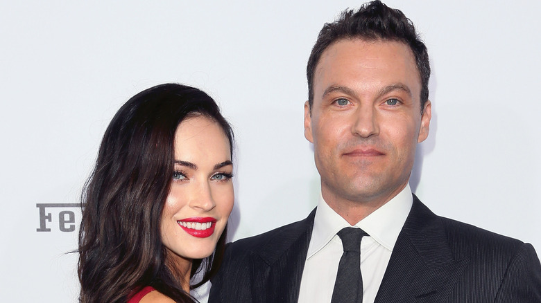 megan fox and brian austin green smiling