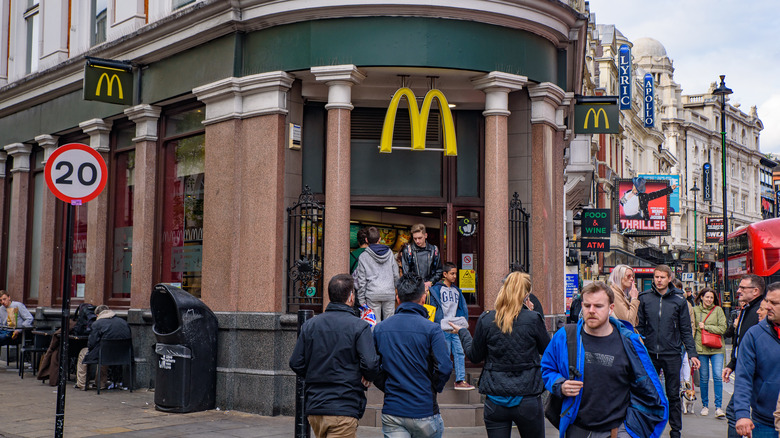 McDonald's at Piccadilly Circus in London