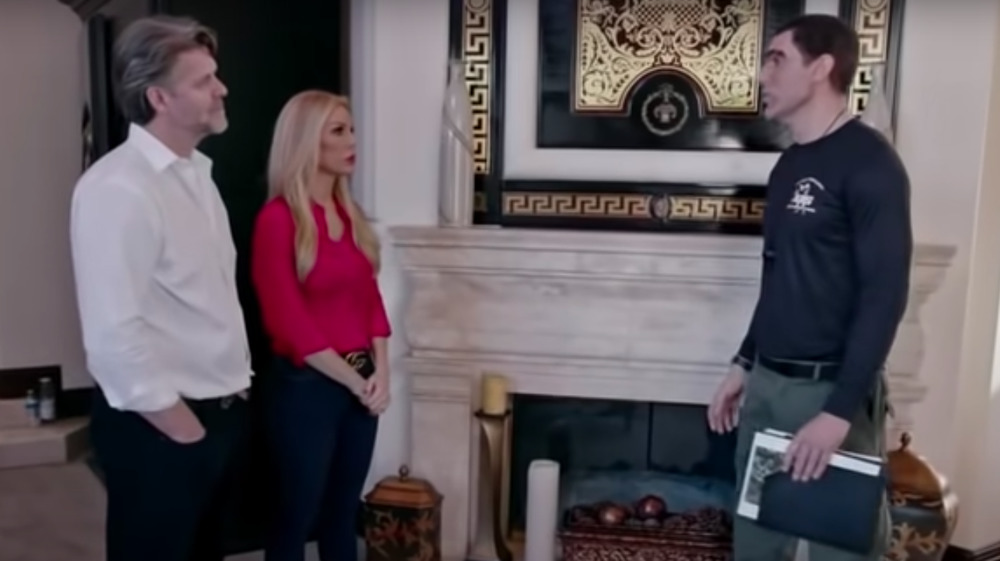 Slade Smiley and Gretchen Rossi being pranked by Sacha Baron Cohen on Who is America? 