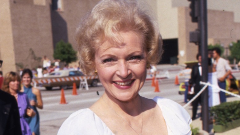 Betty White smiling