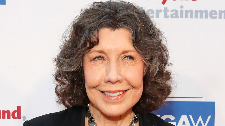 Lily Tomlin smiling