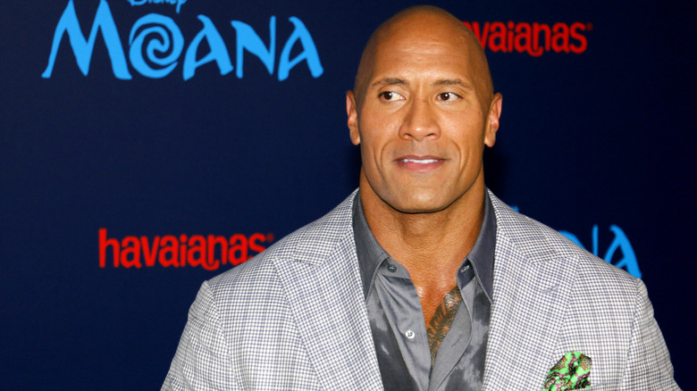 Dwayne Johnson at 'Moana' premiere