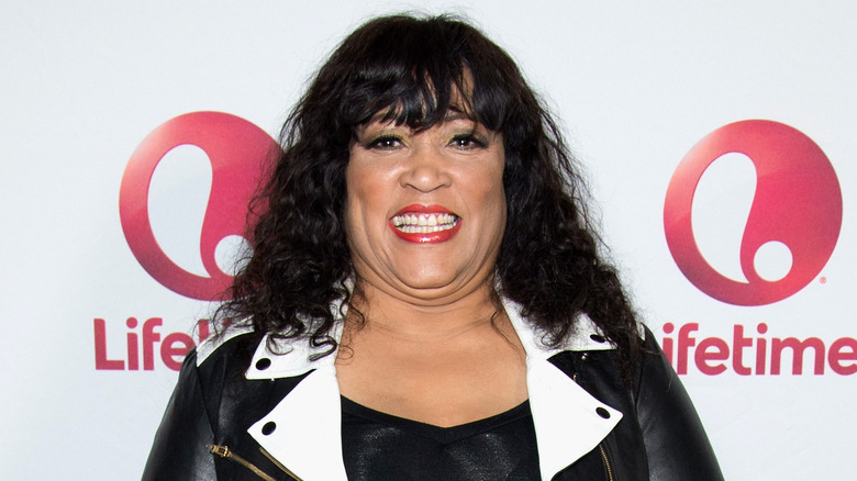 Jackee Harry on the red carpet.  