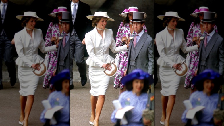 Princess Diana at Royal Ascot 1986