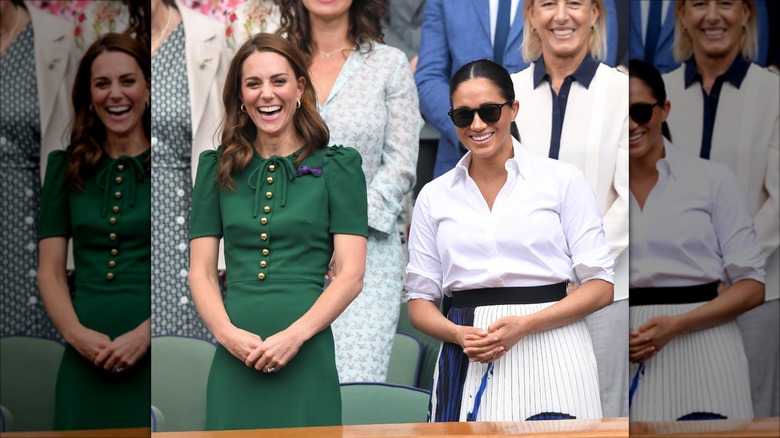 Kate, Meghan and Pippa at Wimbledon