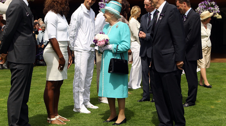 Queen Elizabeth at Wimbledon 2010 