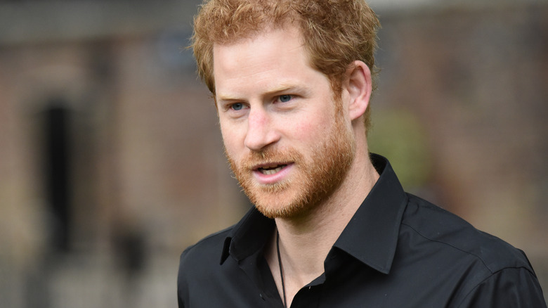 Prince Harry smiling