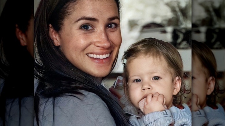 Meghan Markle with daughter Lilibet 