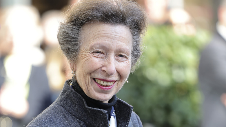 Princess Anne smiling