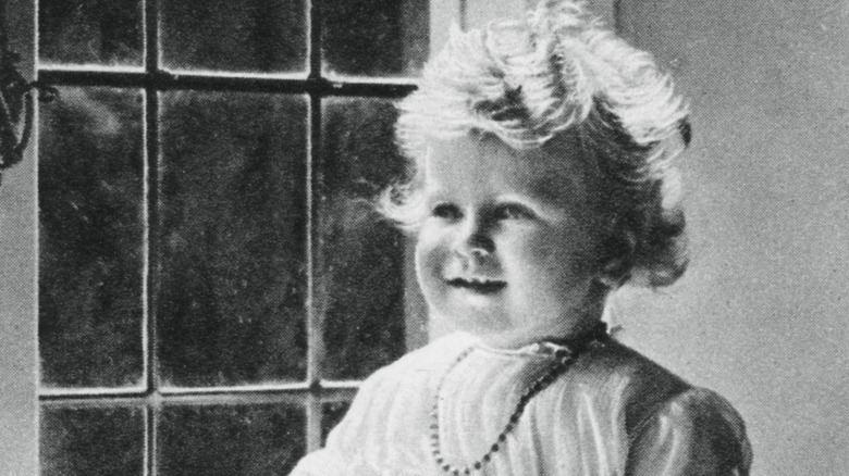 Queen Elizabeth II as a toddler