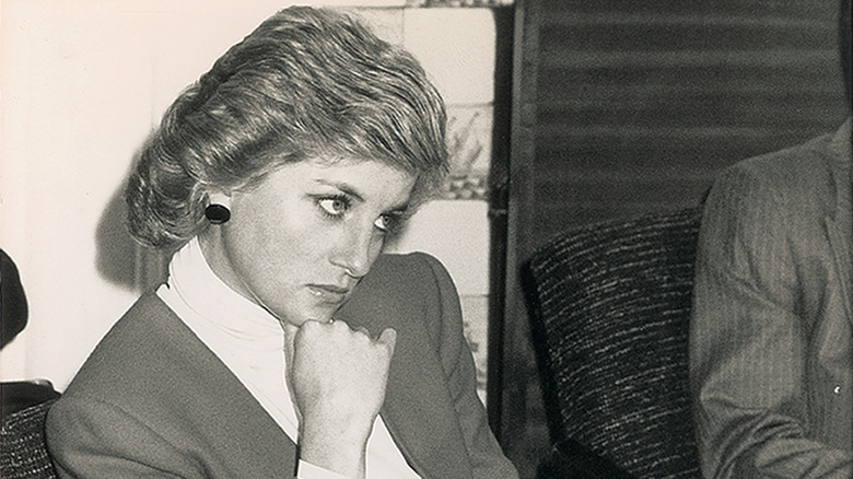 Princess Diana sitting