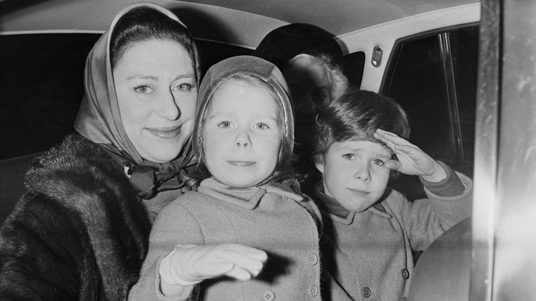 Princess Margaret with children 