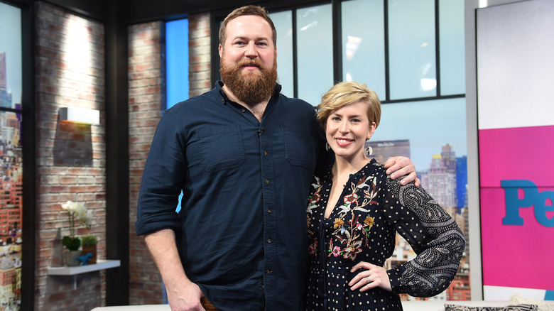 Erin and Ben Napier at an event