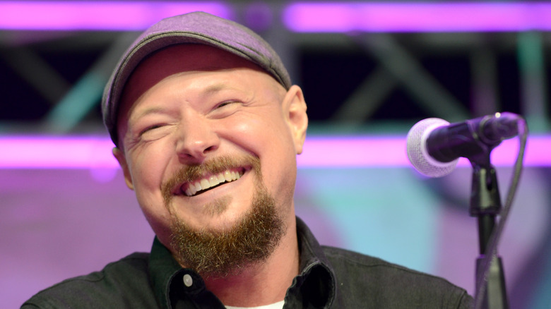 Sabrina the Teenage Witch star Nate Richert speaks onstage