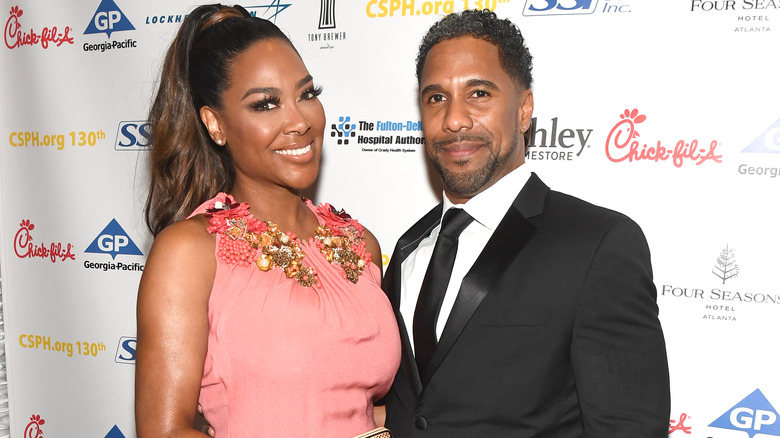 Kenya Moore and Marc Daily on the red carpet