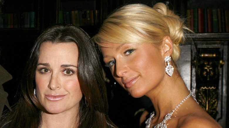 Kyle Richards and Paris Hilton together