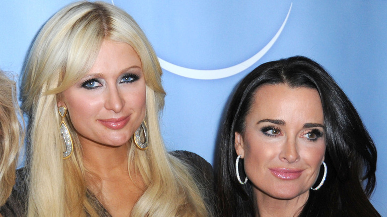 Paris Hilton and Kyle Richards together