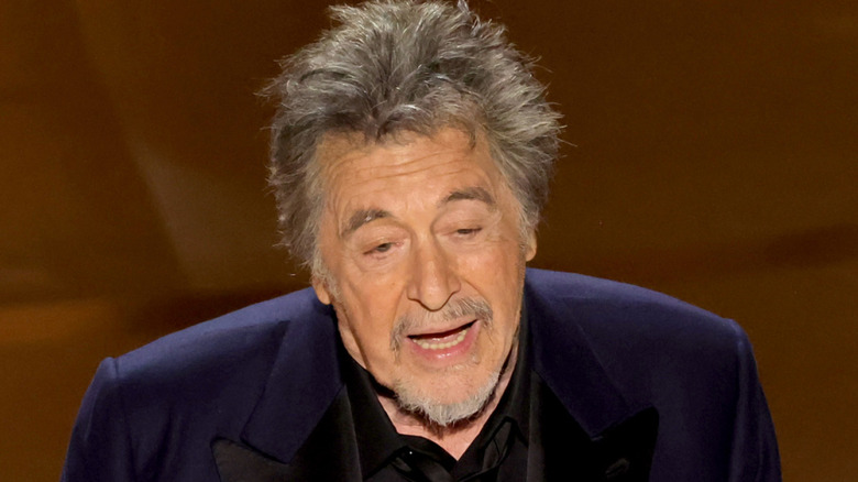 Al Pacino talking