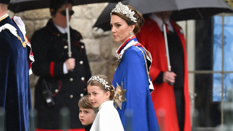 Princess of Wales with daughter Charlotte