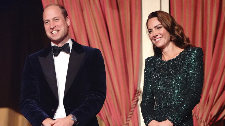 Prince William and Kate Middleton at an event