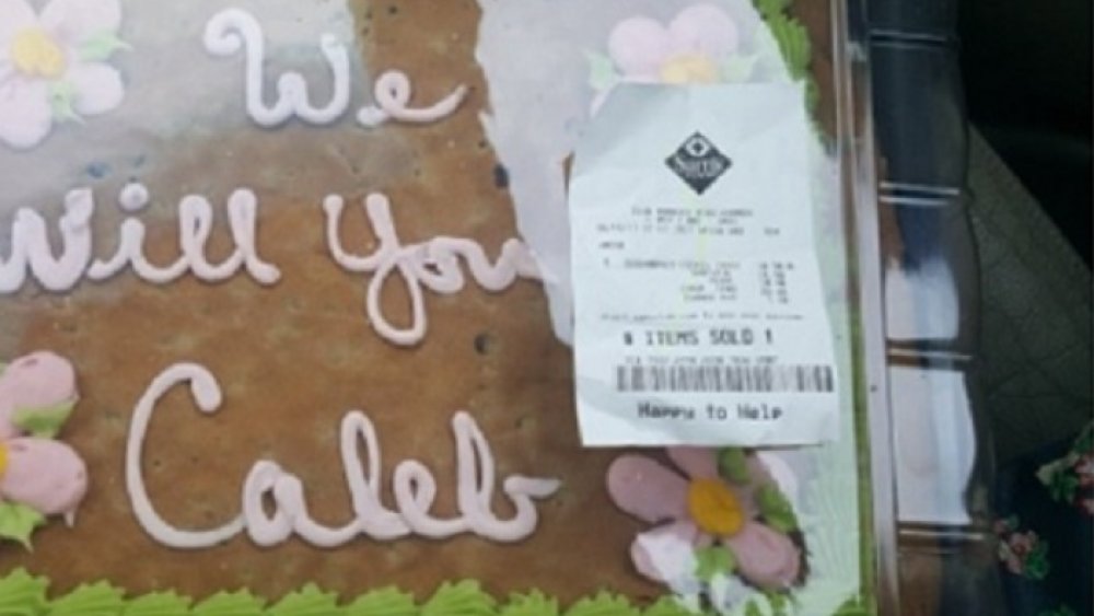 cake from Sam's Club decorated wrong