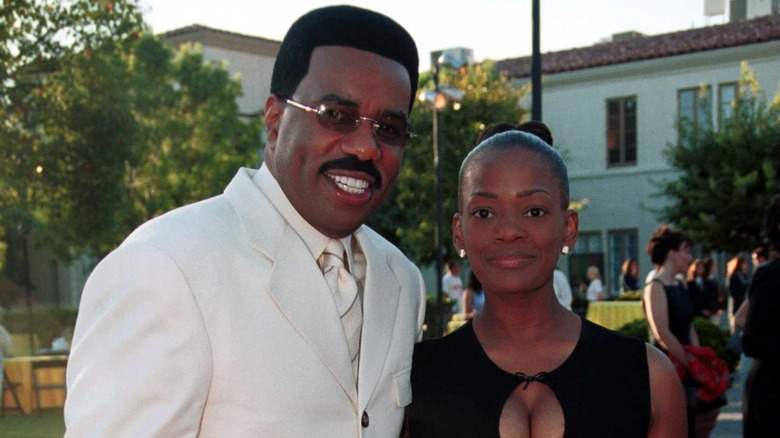 Steve Harvey and Mary attend an event together