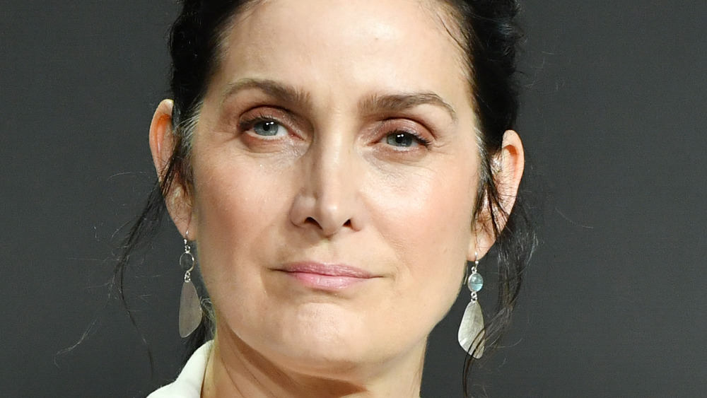 Close up of Carrie-Anne Moss