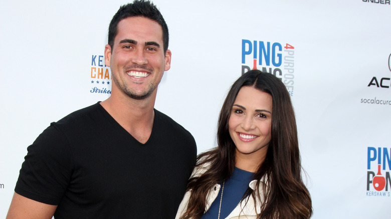 Andi Dorfman and Josh Murray appear together