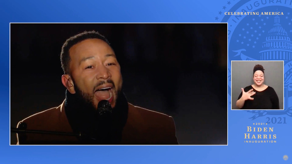 John Legend inauguration performance