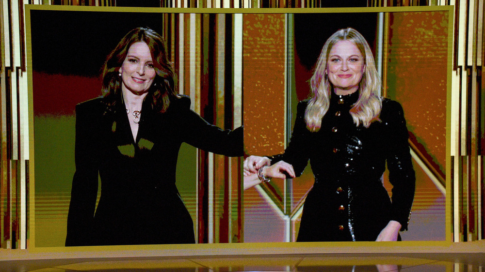 Tina Fey and Amy Poehler as virtual hosts of the 2021 Golden Globes