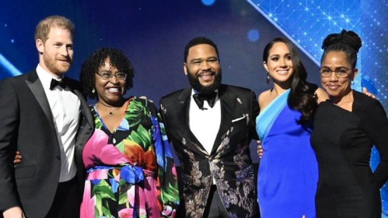 Photo of Meghan Markle with Doria Ragland at NAACP Image Awards 