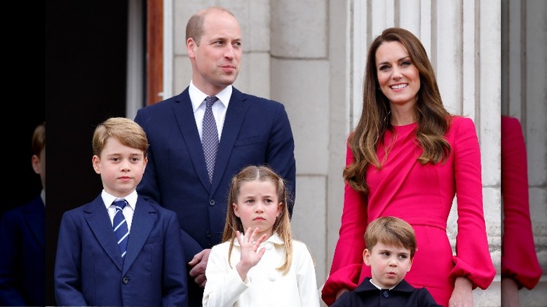 Prince William, Catherine Middleton and their children attend the Platinum Jubilee together