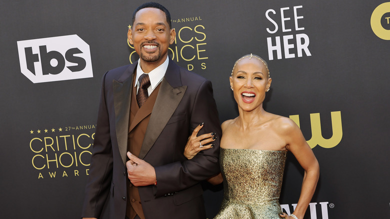 Will Smith and Jada Pinkett Smith posing