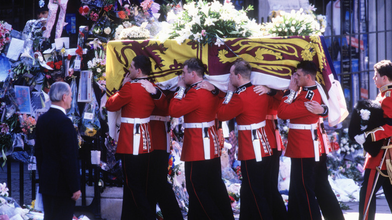 Princess Diana funeral in 1997