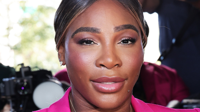 Serena Williams attends New York Fashion Week