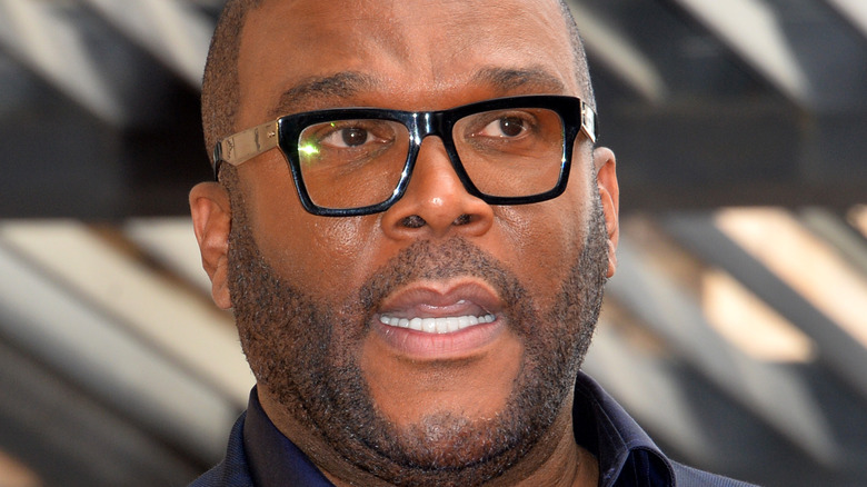 Tyler Perry talking