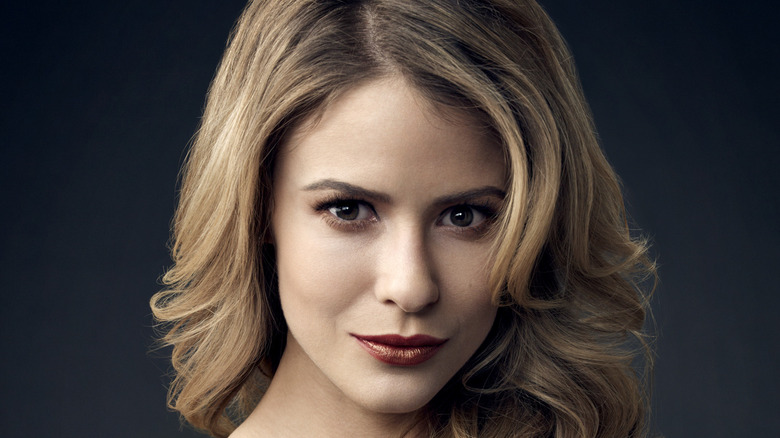 Linsey Godfrey's piercing gaze