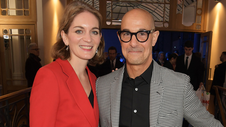 Felicity Blunt and Stanley Tucci 