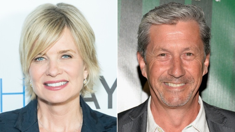 Charles Shaughnessy and former co-star Mary Beth Evans. 