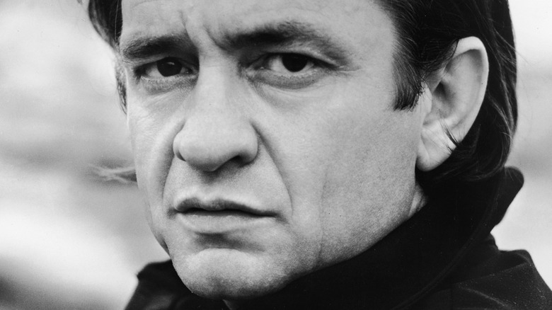 Promotional headshot of Johnny Cash 