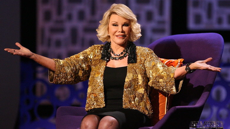 Joan Rivers on stage 