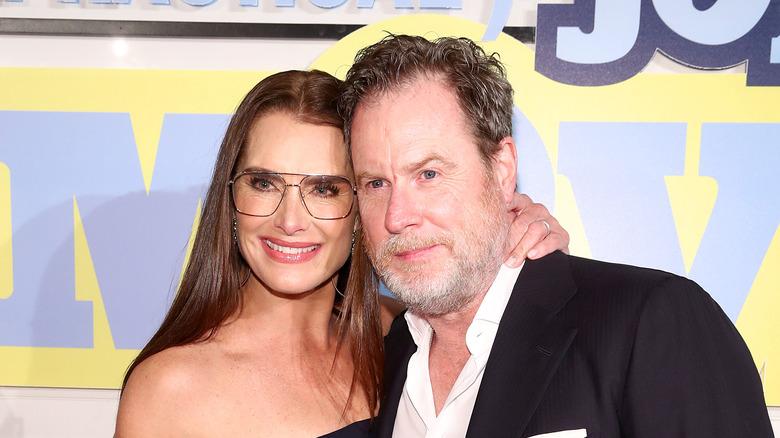 Brooke Shields and Chris Henchy on the red carpet