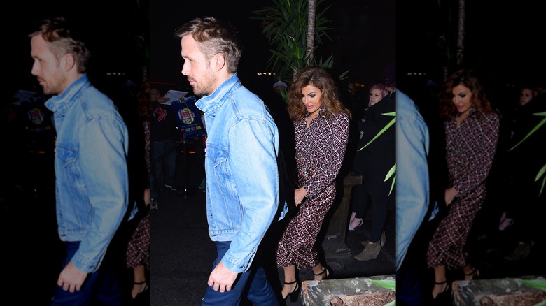 Ryan Gosling and Eva Mendes walking