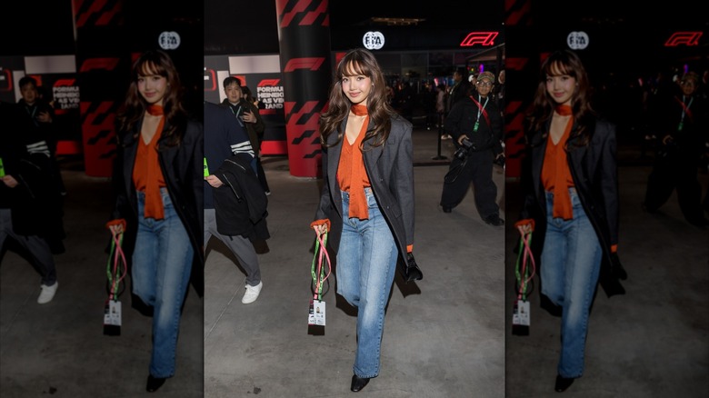 Lisa making an appearance at the second annual Formula One Las Vegas Grand Prix