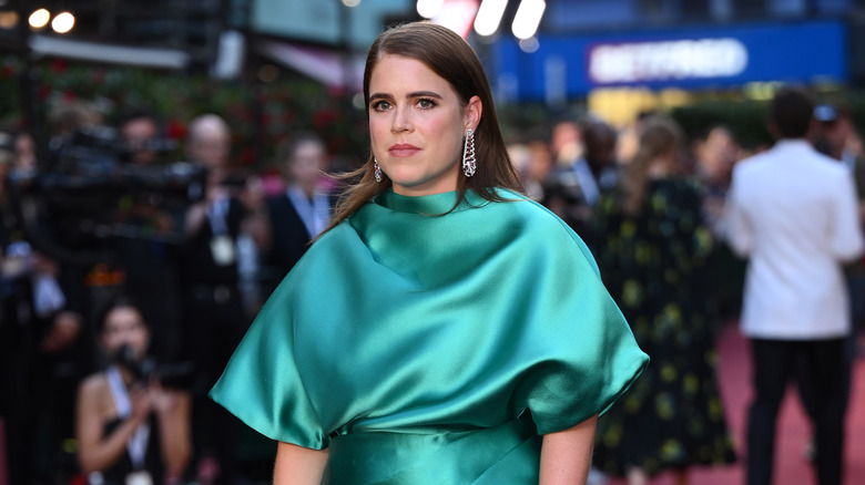 Princess Eugenie on red carpet at Vogue World: London