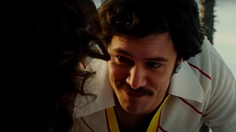 Adam Brody portraying adult star Harry Reems in Lovelace