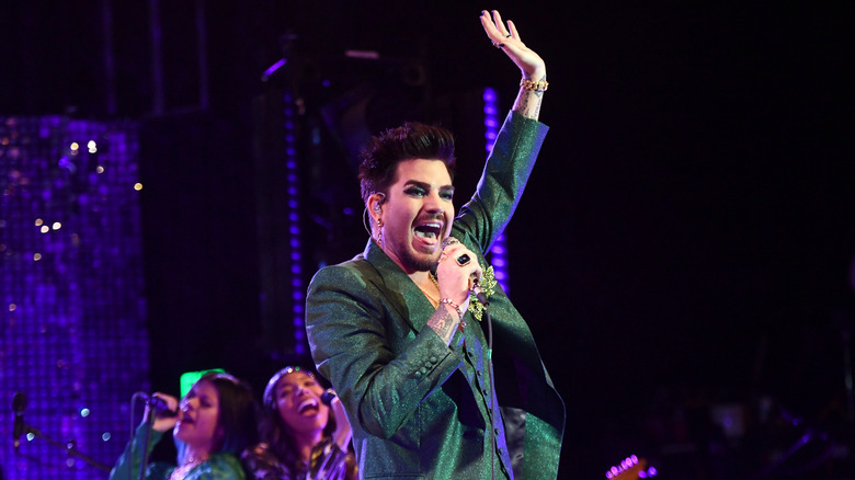 Adam Lambert singing